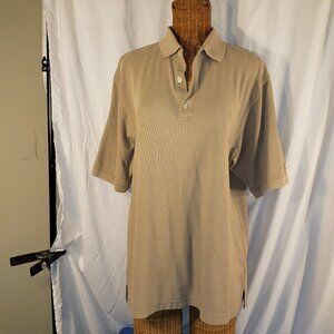 Men's Cool 18® Golf Tan Short Sleeve Polo Shirt